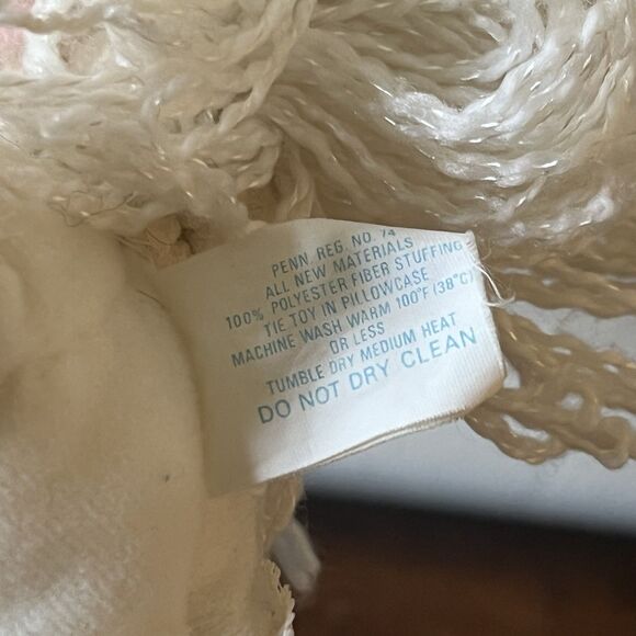 Disney Fluppy Dogs Puppies Kenner Wiggle Pup Plush Pink Blue Bonnet Vintage 80s - Picture 8 of 9